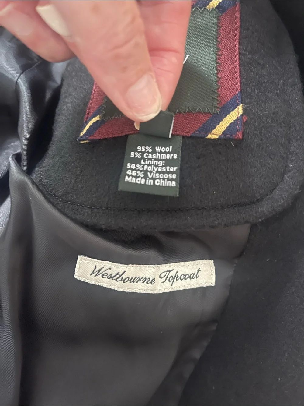 J.Crew Westbourne Topcoat – Size Small – 95% Wool / 5% Cashmere Business Coat